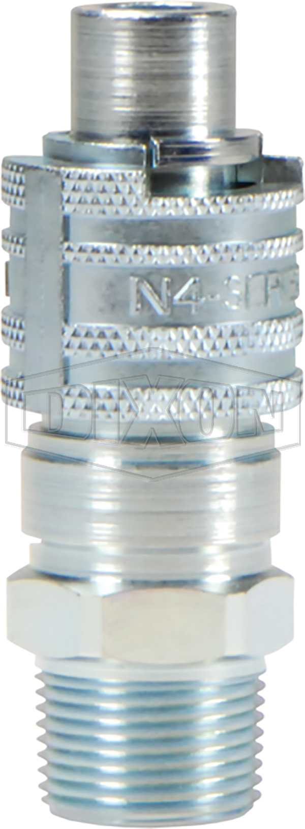 Dix-Lock™ N-Series Interchange Male Head x Male Threaded End Plug